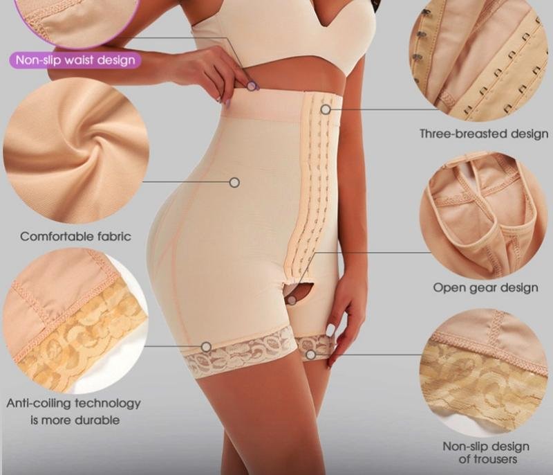 Orchip Women Waist Trainer Butt Lifter Tummy Control Post Pregnancy  Shapewear Plus Size